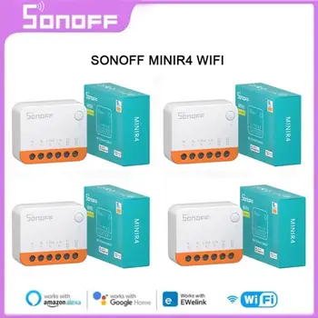 1-10 Шт. SONOFF MINI R4 Wifi Switch Модуль Smart Wi-Fi 2-Полосный Переключатель Умный Дом Работает R5 S-MATE Беспроводное Управление Alexa Google Home