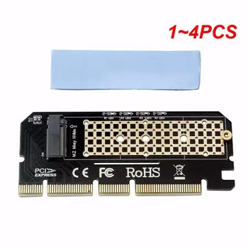 1 ~ 4ШТ M.2 NVMe SSD К PCIE 3,0x16 Адаптер M Key интерфейсная карта Поддержка PCI Express 3,0x4 2230-2280 Размер m.2 ПОЛНАЯ СКОРОСТЬ
