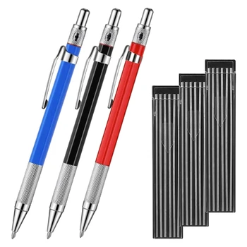 1 комплект Металлических с 36 круглыми карандашами 2,0 мм для заправки, инструмент для разметки деревообрабатывающим маркером.