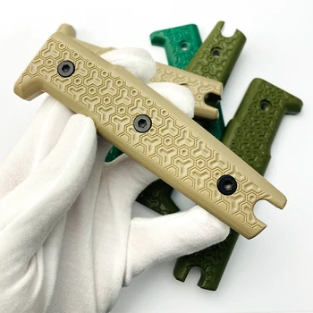 1 пара композитных готовых материалов для рукоятки ножа G10, материал для накладки на рукоятку ручного ножа 