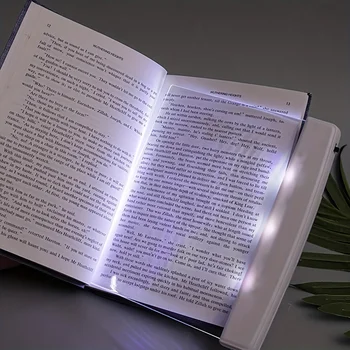 1 шт. Светодиодная плоская лампа ночного видения для чтения, лампа для защиты глаз, Студенческая ночная лампа для чтения