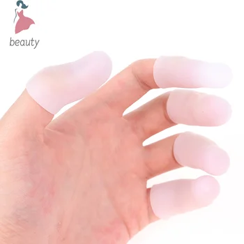 10 Шт Силиконовая Подставка для пальцев, Гелевый протектор для пальцев, Бандаж для поддержки пальцев рук, Перчатки для общей защиты пальцев ног/пальцев рук