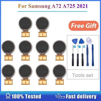 10ШТ для Samsung Galaxy A72 A725 2021 Вибратор Телефон Монета Плоская вибрация Замена запасных частей вибродвигателя