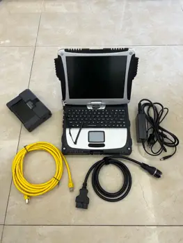 2024.01 Icom A2 для BMW Инструмент с SSD-накопителем емкостью 960 ГБ Программное обеспечение для диагностического программирования BMW в CF-19 Подержанный ноутбук D4.45 P3.72