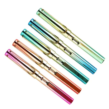 5 шт. Канцелярских ручек Цветные ручки с гладкими чернилами и фонтанчиком-мешочком для студентов