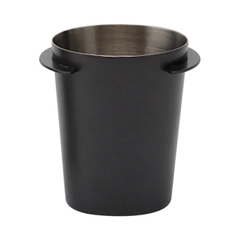 51-миллиметровая чашка для дозирования кофе, нюхательная кружка для кофемашины Эспрессо, износостойкая чашка для дозирования кофе из нержавеющей стали, черная