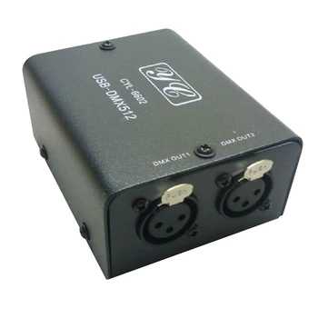 512-канальный светодиодный светильник USB к DMX DMX512 DMX-модуль сценического освещения, мини-декодер контроллера сценического освещения