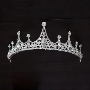 6 Стилей высококачественных хрустальных диадем и корон Для женщин и девочек Для новобрачных Свадебные Аксессуары для волос Королевская тиара Корона Украшения для волос