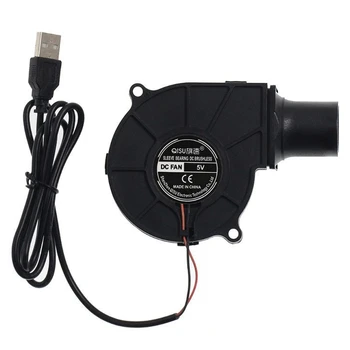 7530 USB портативный вентилятор для барбекю для пикника, кемпинга, воздуходувка 2600 об/мин с низким уровнем шума