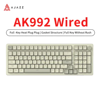 Ajazz AK992 Проводная клавиатура Клавиатура с подсветкой 99 Клавиш Механическая игровая клавиатура для компьютерных офисных игр