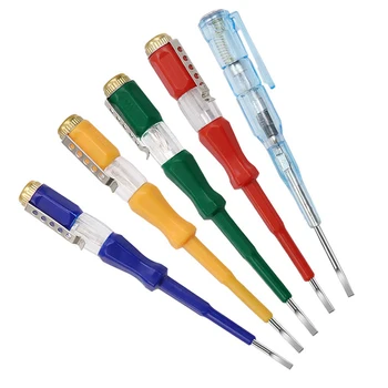 B07 Ручка для электрического тестера, индикатор напряжения, Тестовый карандаш, Тестер изоляции на 100-500 В, Отвертка, Электроприборы, электроинструменты