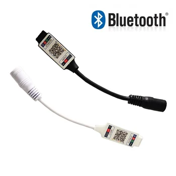 DC 5V 12V 24V Мини RGB Bluetooth диммер светодиодный контроллер Музыка Bluetooth Smart APP Контроллер управления светодиодной лентой RGB