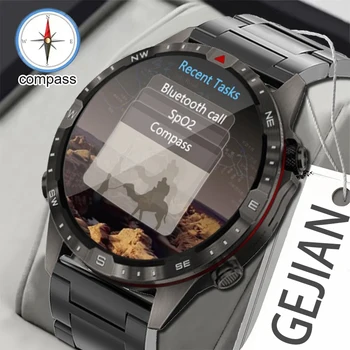 GEJIAN 2023New Смарт-часы мужские с полным сенсорным экраном, спортивные, для фитнеса, водонепроницаемые, IP67, Bluetooth, Android, iOS, смарт-часы Мужские