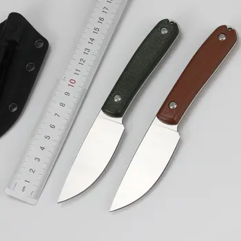 GT0160 Походный Карманный Уличный нож с фиксированным лезвием 14C28N Blade Охотничьи Тактические ножи для выживания EDC Tools С K ножнами