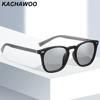Kachawoo фотохромные солнцезащитные очки для мужчин женщин Алюминий магний tr90 рамка поляризованные солнцезащитные очки для вождения изменение цвета ночного видения
