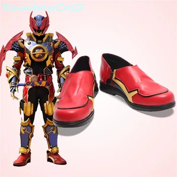 Kamen Rider Evol Косплей обувь Сапоги Игра аниме Хэллоуин Рождество Rainbowcos0W3623