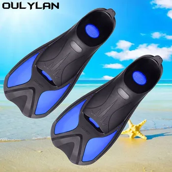 Oulylan Ласты для подводного плавания для взрослых и детей, гибкие комфортные ласты для плавания, ласты для ног, Ласты для водных видов спорта