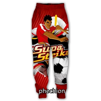 phechion Новые мужские / женские повседневные брюки с 3D принтом Supa Strikas, модная уличная одежда, мужские свободные спортивные длинные брюки F87
