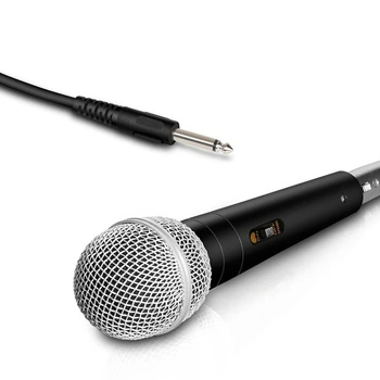 SM58 Проводной микрофон Ручной микрофон для пения музыки Вокальные проводные микрофоны с сумкой для хранения Динамический микрофон для вокального пения