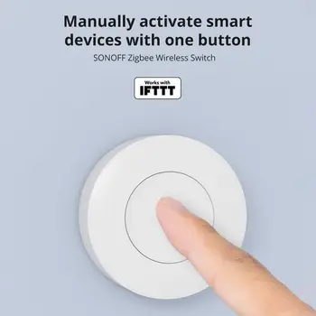 SONOFF SNZB-01P Кнопка Беспроводного Переключения Zigbee Smart Scene Switch Управление Домашней Автоматизацией Для приложения eWeLink Alexa Smartthings