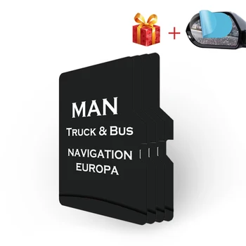 TF карта Navi для MAN Truck Bus 2016-2020 Автомобильный GPS Европа Турция Великобритания Обновление карт Последние данные Навигационная система