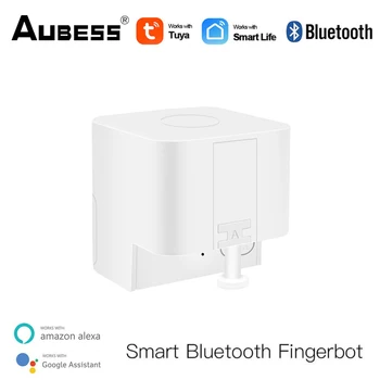 Tuya Bluetooth Smart Fingerbot Plus, интеллектуальный переключатель, кнопка-толкатель, умный дом, управление таймером Smart Life, Работа с Alexa Google Home