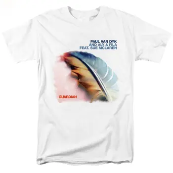 Vtg Paul Van Dyk In Tour Хлопковая Белая Мужская Женская рубашка Всех размеров HH962 с длинными рукавами