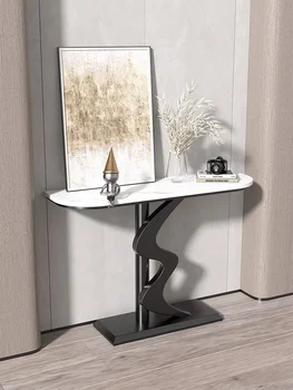 XK Light Роскошные современные минималистичные консольные столы специальной формы, художественный декоративный стол, длинный узкий стол, домашний шкаф в прихожей