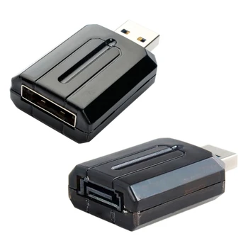 Адаптер USB-to /eSATA для жестких дисков 2,5 дюйма и 3,5 дюйма и высокоскоростной передачи данных до 3 Гбит/с.