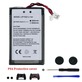 аккумулятор 3000 мАч + защитный чехол контроллера Для SONY PS4 Pro Slim LIP1522 Dualshock 4 V1 V2 Беспроводной Контроллер Playstation4