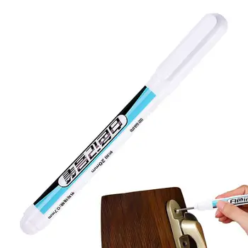Белые чернильные маркеры, маркеры для рисования, Белая ручка, водонепроницаемый перманентный маркер, быстросохнущая Белая маркировочная ручка, 20 мм Белый деревянный маркер Craft