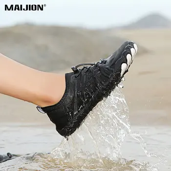 Быстросохнущая Водная обувь для Треккинга Серфинга Для мужчин И женщин, Эластичная Дышащая Пляжная Водная Обувь, Нескользящая Обувь для плавания босиком Вверх по течению