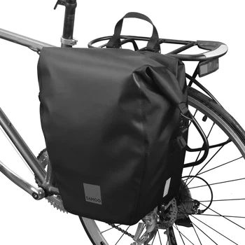 Велосипедная сумка для заднего багажника объемом 10 и 20 литров, дорожный кейс большой емкости, сумка для велосипеда, водонепроницаемая сумка через плечо, Аксессуары для велосипедов