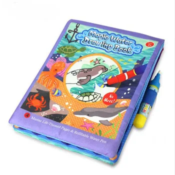 Волшебный коврик для рисования Водой, Книжка-раскраска и Волшебная Ручка, Доска для рисования тканью, Книжка-раскраска для детских игрушек, подарок для игрушек