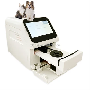 Высококачественная ветеринарная биохимическая машина POCT для животных LHV2 На месте, Полностью автоматический ветеринарный химический анализатор