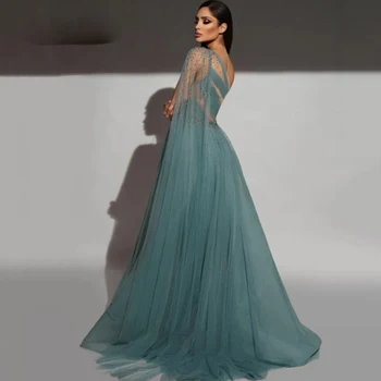 Высококачественное текстурированное платье, сшитое на заказ, асимметричное сетчатое платье принцессы на одно плечо длиной до пола, подходящее для коктейльной вечеринки