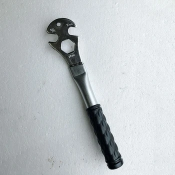 Гаечный ключ для ремонта MTB Шоссейного велосипеда Профессиональные ножные педали Гаечный Ключ Инструменты для ремонта из легированной стали С длинной ручкой