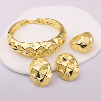 Голландский женский браслет-оберег, кольцо, Изысканные серьги, Геометрический дизайн, Модный Универсальный Рождественский подарок, Бесплатная доставка