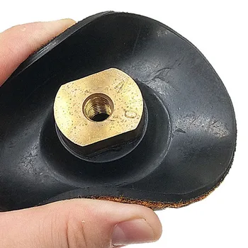 Держатель для полировки Резиновая подложка Шлифовальный диск для угловой шлифовальной машины M10 M14 Резиновая подложка для полировки специальной формы