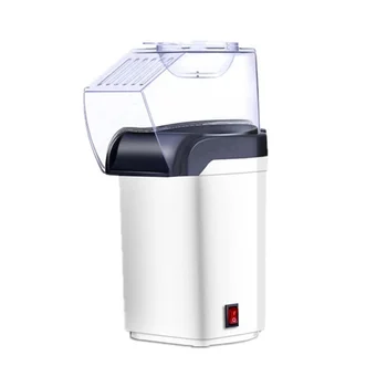 Домашняя электрическая машина для приготовления кукурузного попкорна, бытовая автоматическая мини-машина для приготовления горячего воздуха, кухонная Белая штепсельная вилка ЕС