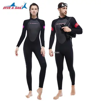 Женщины Мужчины 3 мм неопреновый гидрокостюм для серфинга, костюм для подводного плавания, снаряжение для кайтсерфинга, Подводная охота, купальники для подводного серфинга, охота