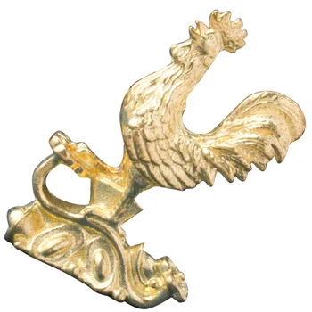 Животное Китайский Латунный Петух Украшения Курица Юаньбао Золотой Декор Стола Медный Стол