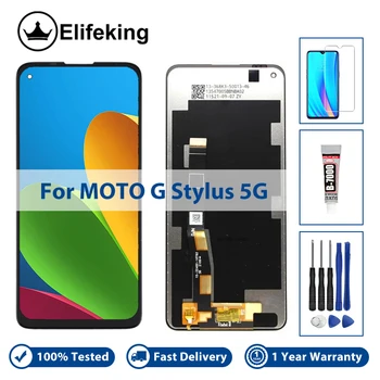 ЖК-Дисплей Для Motorola Moto G Stylus 5G XT2131 Дисплей С Сенсорным Экраном Дигитайзер Замена Телефона В Сборе Бесплатными Инструментами 100% Протестирован