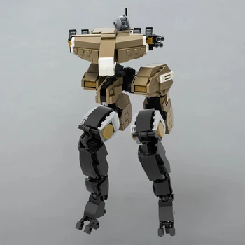Игровой робот MOC из механического сплава, бронированный робот, набор строительных блоков, обучающая модель героев-воинов, кирпичные игрушки для детей, подарок малышу