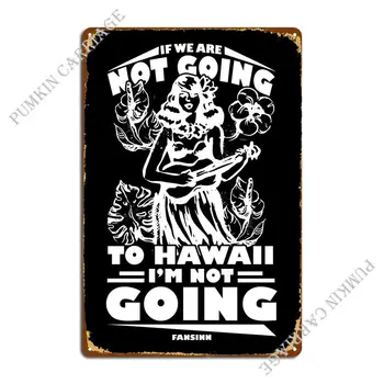 Каникулы на Гавайях, Алоха Самм, Металлическая табличка с печатью, вечеринка, Винтажный ретро Жестяной знак, плакат