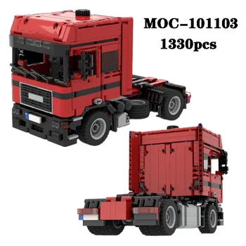 Классические строительные блоки-головоломки MOC-101103 Truck F2000 V10 1330 шт. для взрослых и детей, развивающие строительные блоки, игрушки, подарки