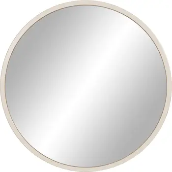 Круглое зеркало в кремовой и золотой рамке Decor 30 дюймов, Белое, Leder nähen werkzeug, Коврики для раскроя кожи с рисунком Fr