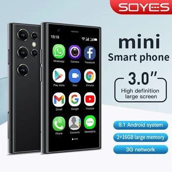 Мини-смартфоны SOYES S23 Android 8.1 с двумя SIM-картами, 3,0 