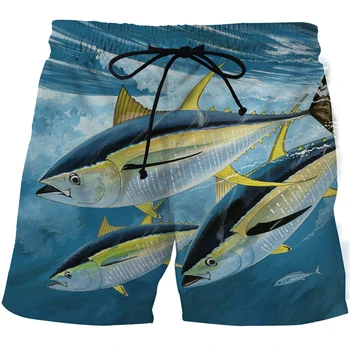 Мужские/Женские Пляжные шорты для рыбалки HD tropical fish с 3D принтом, спортивные штаны для плавания, шорты для серфинга, мужской тренажерный зал, доска для серфинга, купальники