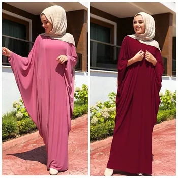 Мусульманская молитвенная одежда Платье-хиджаб Женское Платье с рукавом 